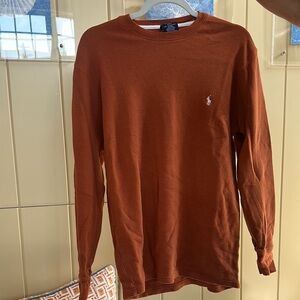 Polo by Ralph Lauren Brown Long Sleeve Tee